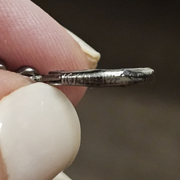 Vintage Joan Rivers Red Faceted Teardrop Cabochon Leverback Earrings - Picture 4 of 5